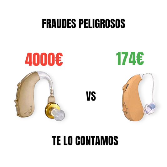 Audífono por 20€. Y luego la culpa es del chino.