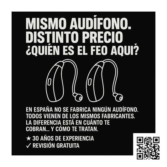 La mentira del audífono exclusivo: mismo aparato, distinto precio