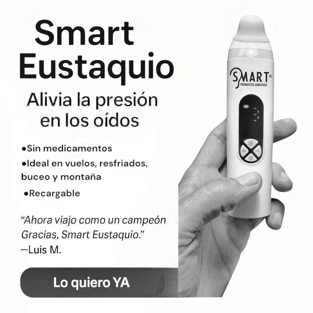 Smart Eustaquio – Dile adiós a los oídos taponados, sin medicamentos